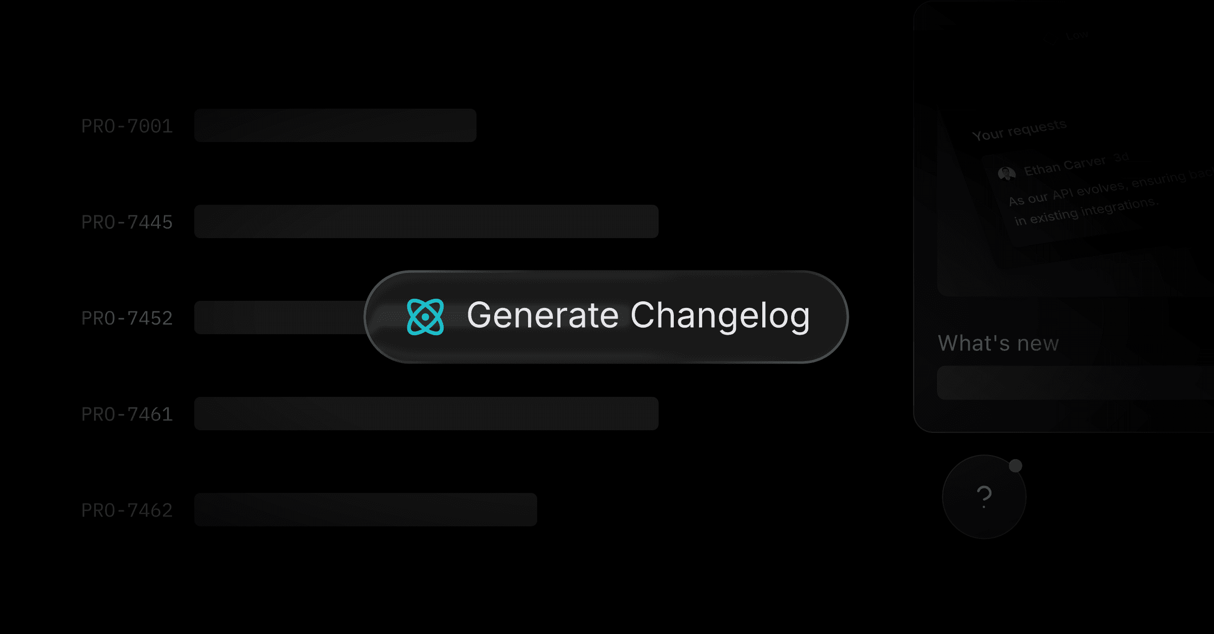 Generate changelog from completed Linear projects